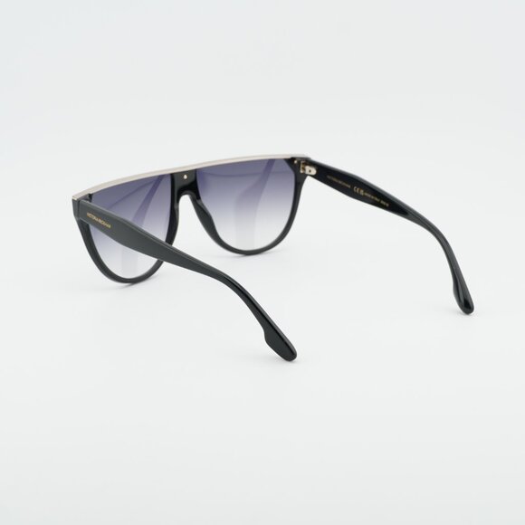Victoria Beckham VB682S 001 Sunglasses Black Aviator Frame, Smoke Lenses main image 9